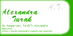 alexandra turak business card